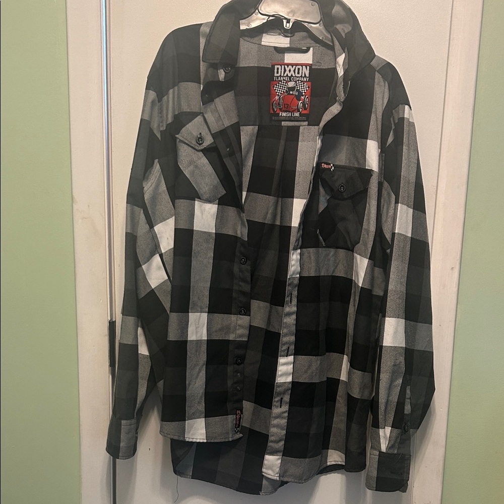 DIXXON Monochrome Checkered Flannel